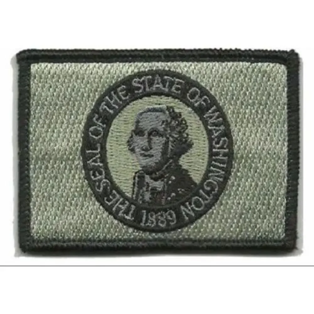 BuckUp Tactical Morale Patch Hook Washington Olympia State Patches 3x2